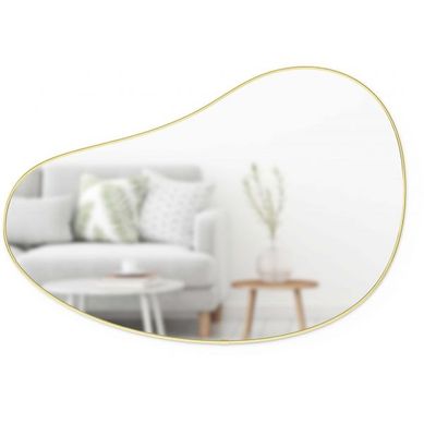 Miroir  Finition Métallique Hubba 61 × 91 Cm Laiton