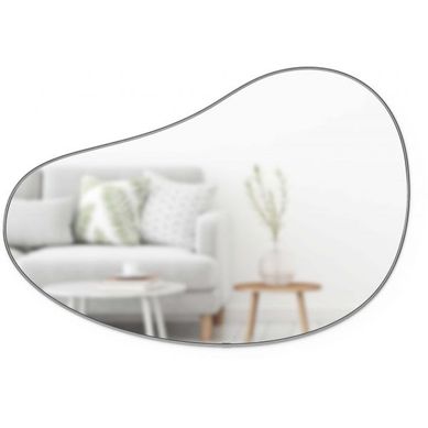Miroir  Finition Métallique Hubba 61 × 91 Cm Titane