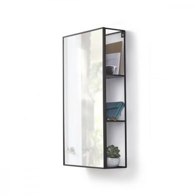 Miroir Et Rangements Cubiko Noir