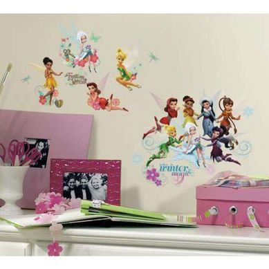 Stickers Repositionnables La Fée Clochette Et Ses Amies, Personnages Disney - Disney Fées