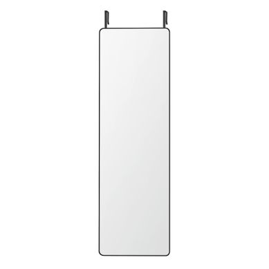 Miroir Suspendu Rectangulaire, 120 X 40 Cm, Cadre En Alliage D'aluminium, Verre Trempé, Noir Miroir Suspendu Rectangulaire, 120 X 40 Cm, Cadre En Alliage D'aluminium, Verre Trempé, Noir