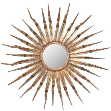Miroir Margot Or Fer/verre/bois 84 X 4 X 84 Cm