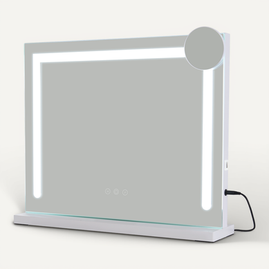 Miroir Maquillage Mural Lumineux 70x55 Cm, éclairage LED Tactile Dimmable Pour Coiffeuse Salle Bain Miroir Maquillage Mural Lumineux 70x55 Cm, éclairage LED Tactile Dimmable Pour Coiffeuse Salle Bain