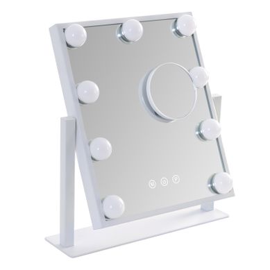 Miroir De Maquillage Avec éclairage Hollywood Mirror Miroir De Courtoisie Avec 9 LED Miroir De Maquillage Avec éclairage Hollywood Mirror Miroir De Courtoisie Avec 9 LED