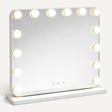 Miroir De Maquillage éclairage 50×40 Cm Avec 3 Modes 3000k-6500k