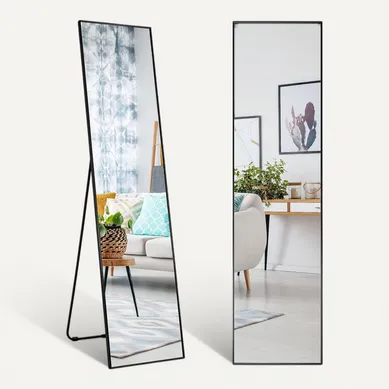 Miroir Sur Pied Rectangulaire-miroir Mural, 40 X 60 Cm, Miroir En Pleine Longueur , Noir Miroir Sur Pied Rectangulaire-miroir Mural, 40 X 60 Cm, Miroir En Pleine Longueur , Noir