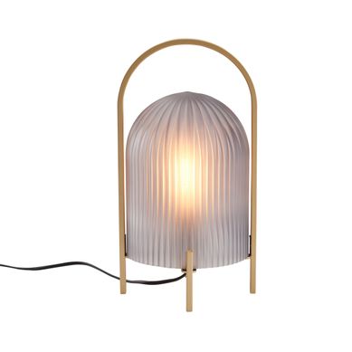 HANAE  gris fumé & or