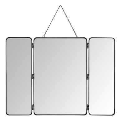 Miroir 50x70 cm VELVET Noir vue de face