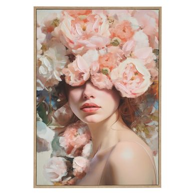 Tableau H. 68 cm ANASTASIA Rose Tableau H. 68 cm ANASTASIA Rose vue de face
