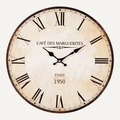Horloge Ø 33,8 cm MARGUERITE Multicolor vue de face