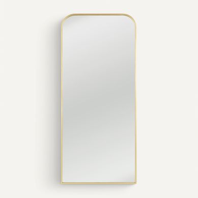 Miroir 80x180 cm MARGOT Doré vue de face