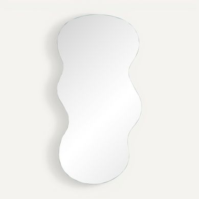 Miroir vague 50x100 cm ASTRID Transparent vue de face