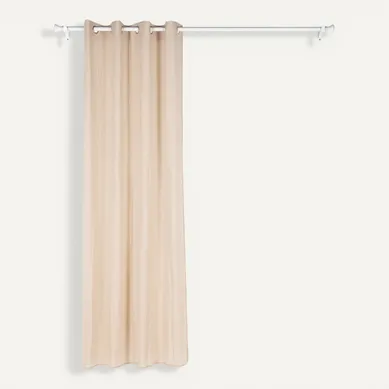 Voilage 140x240 cm ARIA Beige vue de face