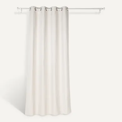 Rideau thermique 140x240 cm MARY Blanc Rideau thermique 140x240 cm MARY Blanc vue de face