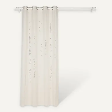Voilage 140x240 cm EVA Beige Voilage 140x240 cm EVA Beige vue de face