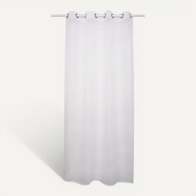 Voilage 140x240 cm KATY Blanc Voilage 140x240 cm KATY Blanc vue de face