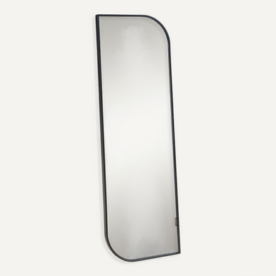 Miroir Décoration Moderne Design Mural 120 X 40 Cm Noir 03_0010189