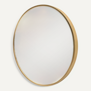 Miroir Mural Rond Diamètre 50 Cm Doré 03_0007917