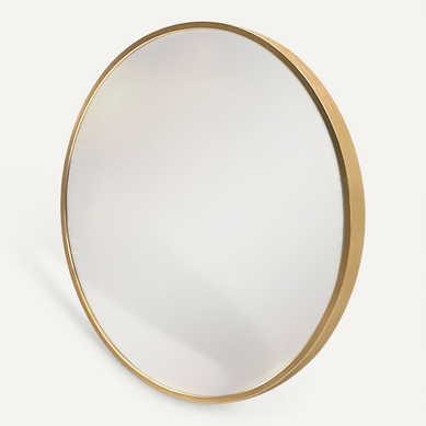 Miroir Mural Rond Diamètre 60 Cm Doré 03_0007921