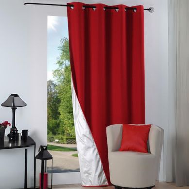 Rideau Thermique été - 135x240 Cm - Rouge