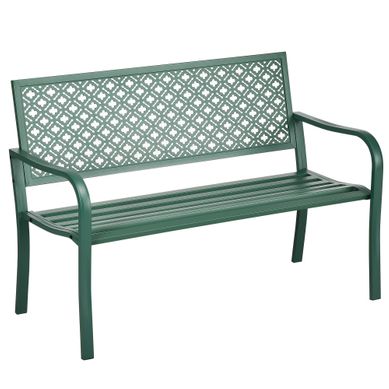 Banc en métal gris clair String | Maisons du Monde
