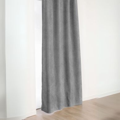 Rideau Alaska À Galon Fronceur Isolant Et 100 % Occultant - 140x240 Cm - Gris Clair