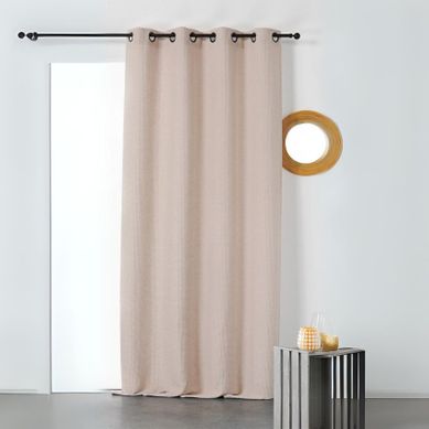 Rideau En Nid D'abeille - 140x245 Cm - Naturel