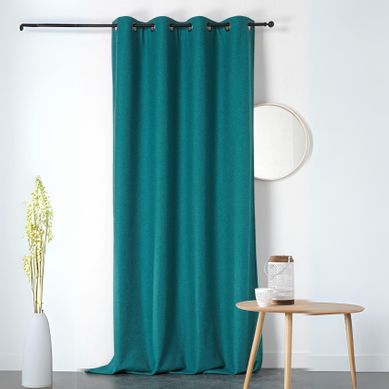Rideau Obscurcissant Et Isolant Boreal - 140x260 Cm - Bleu Paon