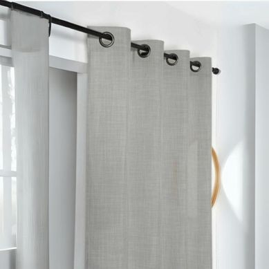 Voilage Tamisant Tamise - 140x240 Cm - Gris Clair