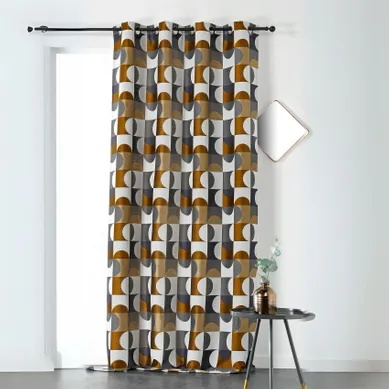 Rideau D'ameublement Astral - 135x255 Cm - Jaune