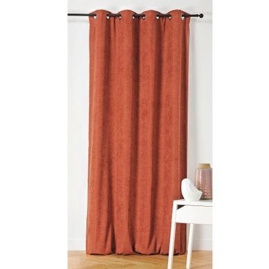 Rideau Alaska Isolant Et 100 % Occultant - 140x260 Cm - Orange Foncé Rideau Alaska Isolant Et 100 % Occultant - 140x260 Cm - Orange Foncé