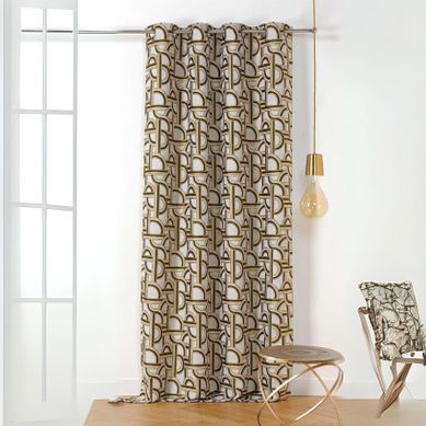 Rideau D'ameublement Au Style De L'orient Express - 135x240 Cm - Noir