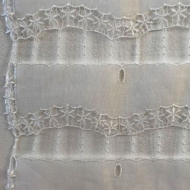 Modulable À Dentelle Esprit D'antan - 58x220 Cm - Blanc Cassé