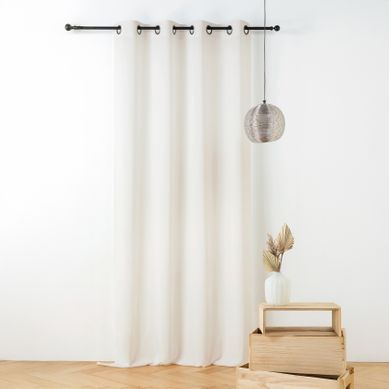 Voilage Polycoton Toucher Doux Et Souple - 140x240 Cm - Ecru