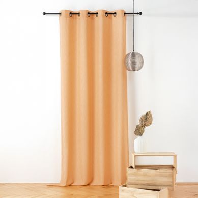 Voilage Polycoton Toucher Doux Et Souple - 140x240 Cm - Jaune