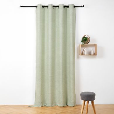 Voilage - Effet Velours Chiné - 145x240 Cm - Vert