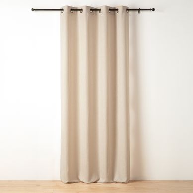 Rideau Tamisant Aspect Flammé - 140x240 Cm - Ecru