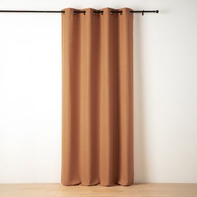 Rideau Tamisant Aspect Flammé - 140x240 Cm - Marron Brun Rideau Tamisant Aspect Flammé - 140x240 Cm - Marron Brun