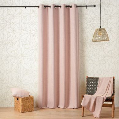 Rideau Polylin Aux Propriétés Relaxantes Du Cbd - 140x260 Cm - Brique
