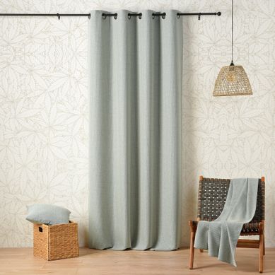 Rideau Polylin Aux Propriétés Relaxantes Du Cbd - 140x260 Cm - Sauge