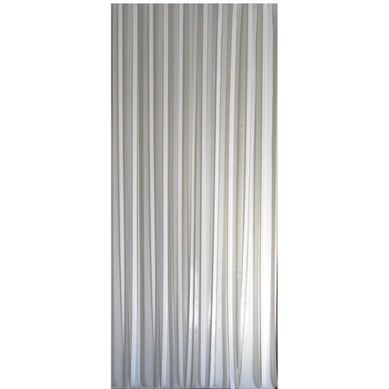 Rideau De Porte à Lanières Colorées - 90x220 Cm - Blanc