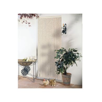 Rideau De Porte Chenille Florence Beige - 90 X 220 Cm