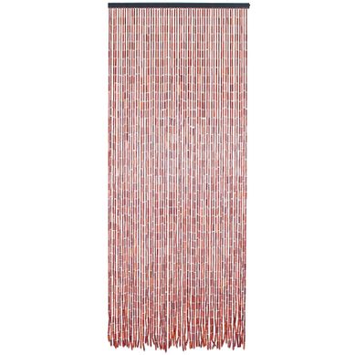 Rideau De Porte En Bambou Et Perles De Bois - 90x200 Cm - Multicolore Rideau De Porte En Bambou Et Perles De Bois - 90x200 Cm - Multicolore