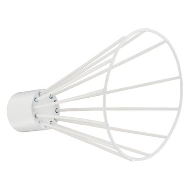 Embout Ø 2 cm WILLY Blanc vue 3/4