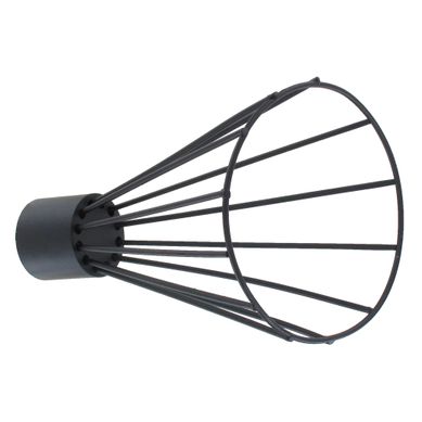 Embout Ø 2 cm WILLY Noir Embout Ø 2 cm WILLY Noir vue 3/4