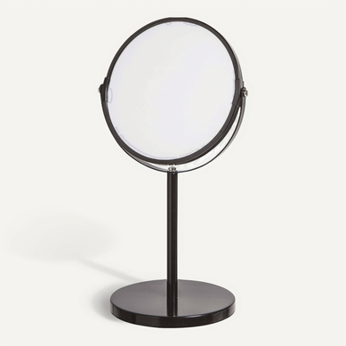 Miroir Sur Pied Grossissant X2 En Métal 35cm