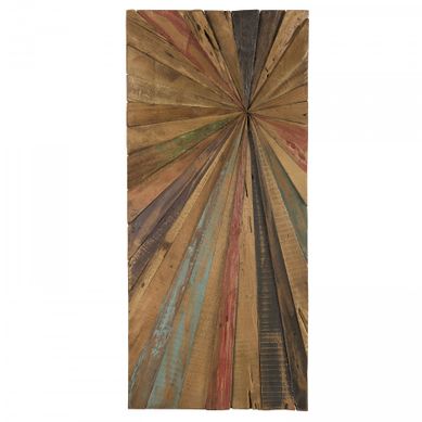 Macabane D/écoration Murale Carr/ée Bois Flott/é 90 x 90 x 9 cm