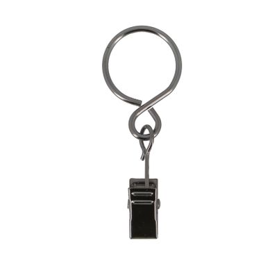 Lot De 10 Crochets À Pince - D. 25 Cm - Argent