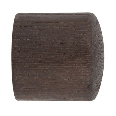 Lot De 2 Embouts De Tringle Bouchon En Frêne À Visser D28 - 28 Mm - Marron Foncé