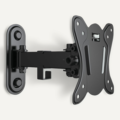 Support TV Inclinable / Orientable Et Dépliable 13'' - 28'' / 33 - 71 Cm - Noir